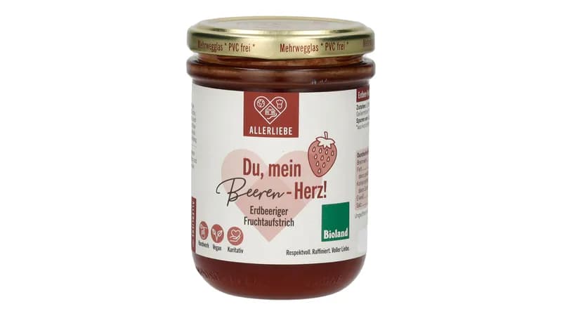 ALLERLIEBE Erdbeer-Fruchtaufstrich 210 g von Allerliebe  Gallerie Bild 1
