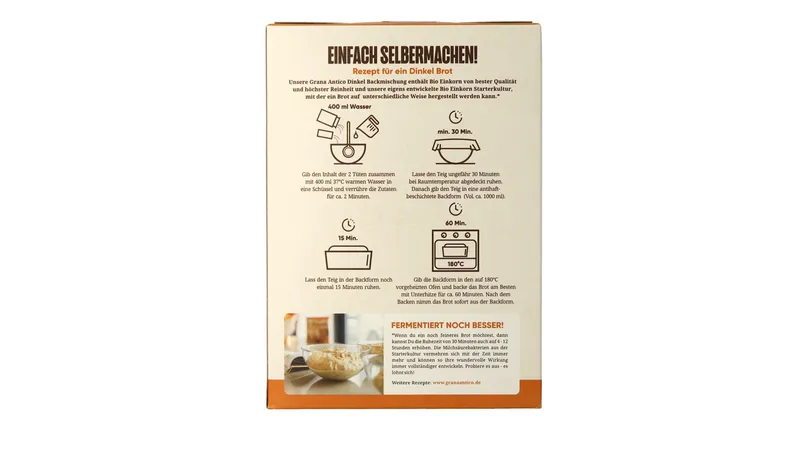 Grana Antico BIO-Dinkel-Backmischung Vollkorn 450 g