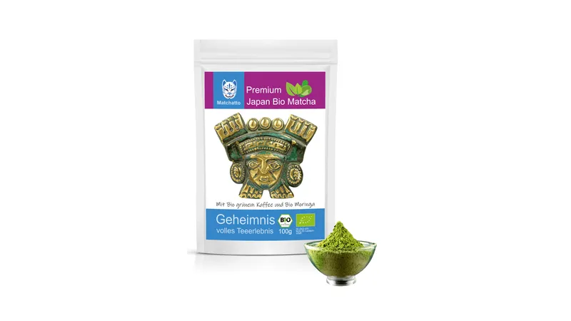 Matcha Tee Grüner Kaffee & Moringa Bio 100g von Matchatto GmbH Gallerie Bild 1
