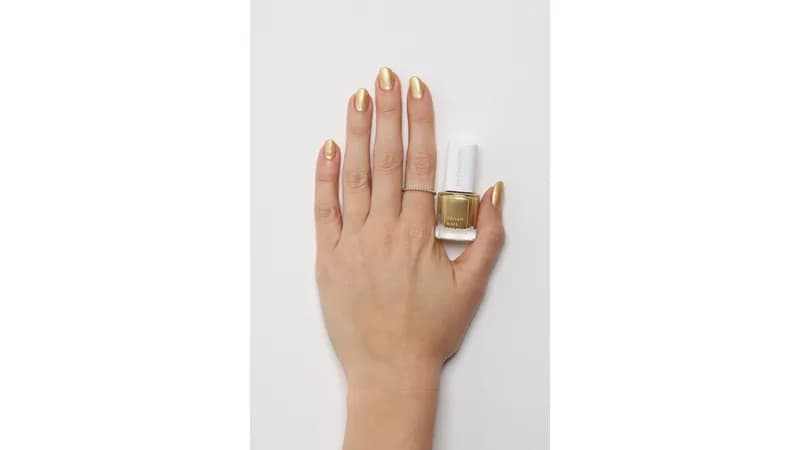 Kia-Charlotta I VEGANER Nagellack I Golden Glamour I Sandiges Gold I TIERVERSUCHSFREI und MADE IN GERMANY I Premium Qualität I 5ml von tvey GmbH Gallerie Bild 3