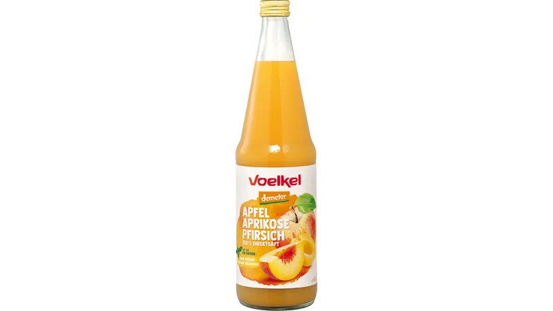 Apfel Aprikose Pfirsich 100% Direktsaft