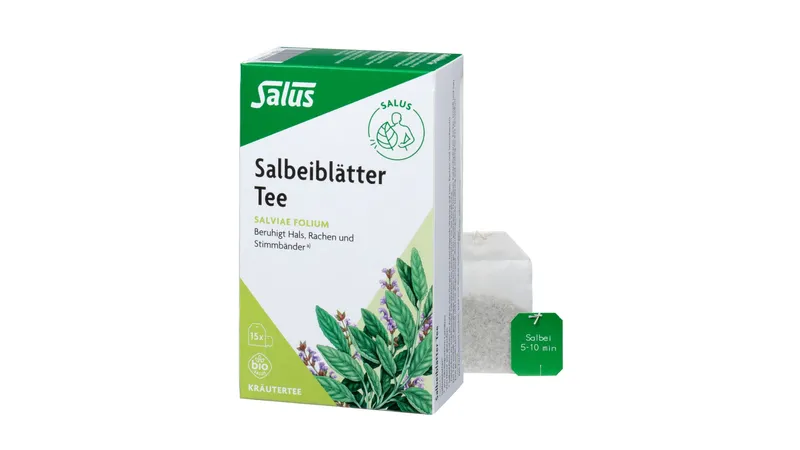Salus® Salbeiblätter Tee bio 15 FB von Herbaria Kräuterparadies GmbH