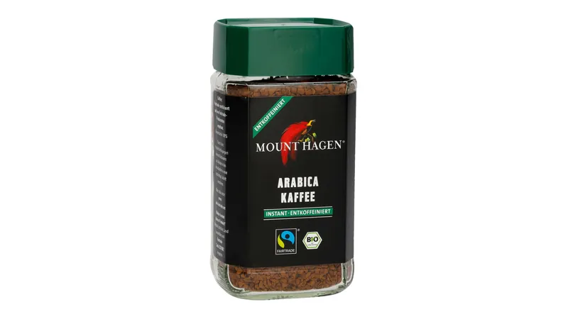 löslicher Arabica Kaffee, entkoffeiniert