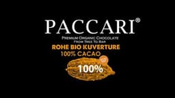 Kuvertüre aus rohem Kakao 100%