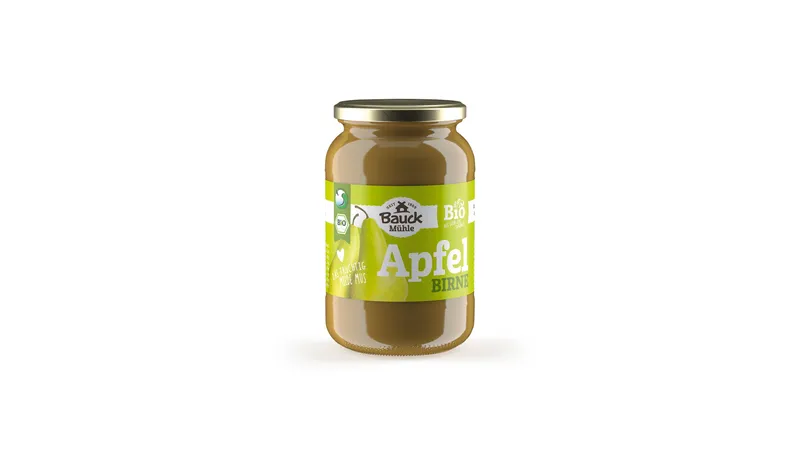 Apfel-Birnenmark ungesüßt Bio