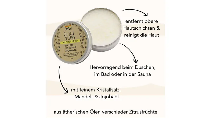 Savion Öl-Salz-Peeling