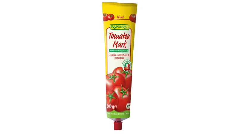 Tomatenmark, zweifach konzentriert, 28% Tr.M. in der Tube