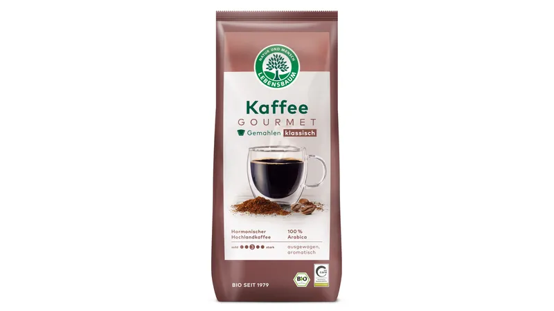 Kaffee Gourmet, klassisch, gemahlen