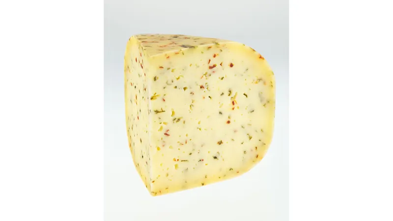 Butendieker Schnittkäse Bärlauch-Paprika von Hof Butendiek Vertriebs GmbH