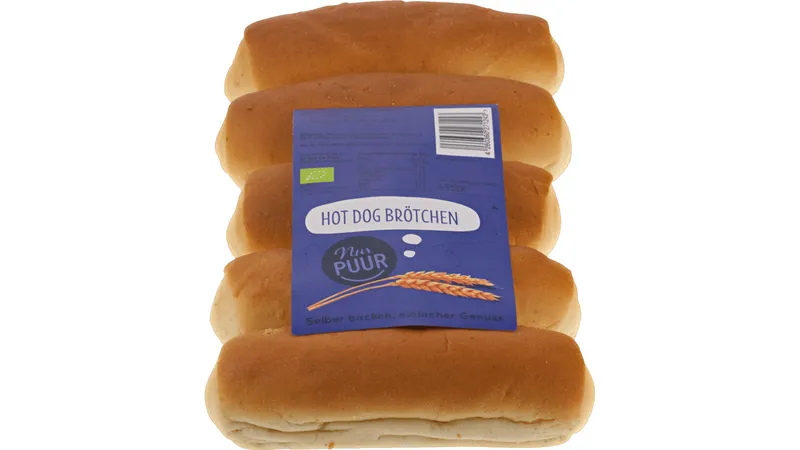 Hot Dog Brötchen, 5 Stück