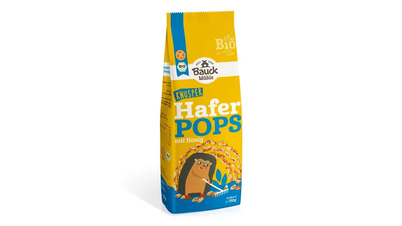 Haferpops mit Honig glutenfrei Bio