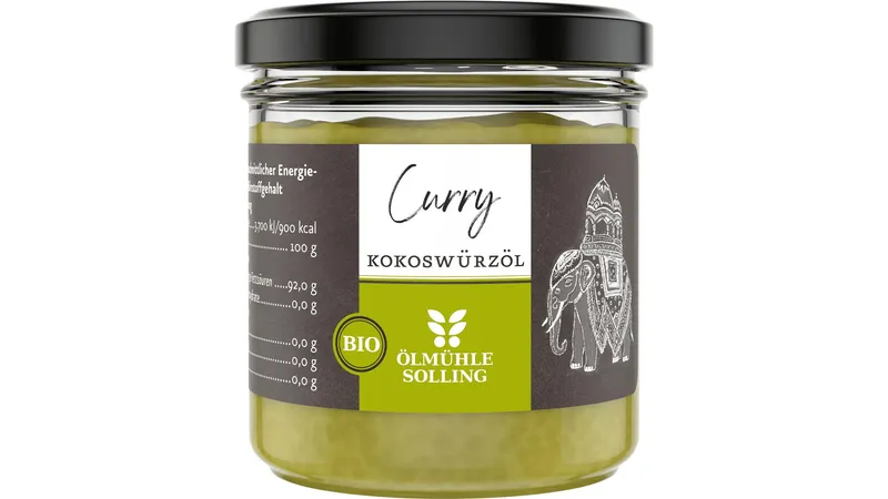 Curry Kokoswürzöl EG-Bio 100 g