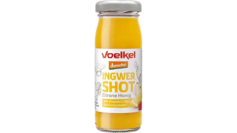 Shot Ingwer & Zitrone - Honig Vitamin C aus Acerola