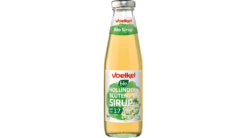 Bio Sirup Holunderblüten