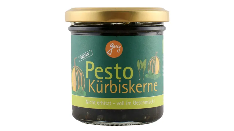 Pesto Kürbiskerne mit Kürbiskernöl und Wildbärlauch Nicht erhitzt - voll im Geschmack!