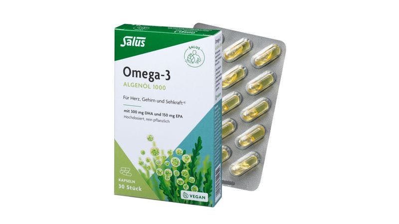 Omega-3 Algenöl 1000 vegan 30 Kps