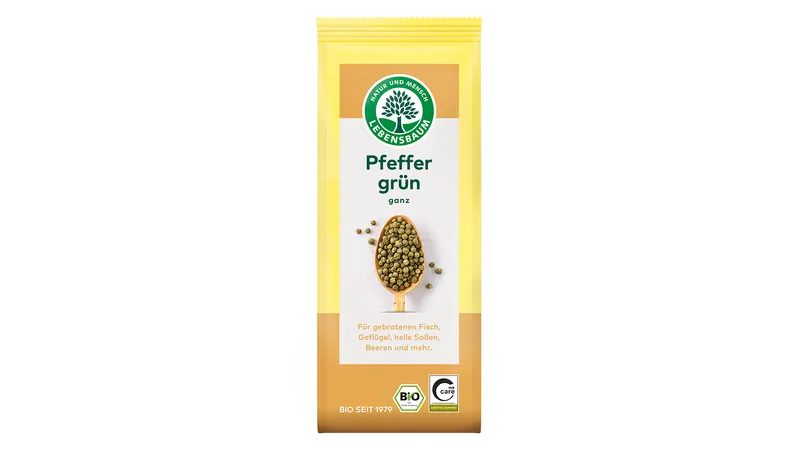 Grüner Pfeffer, ganz