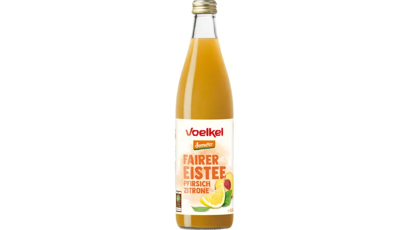 Fairer Eistee Pfirsich Zitrone