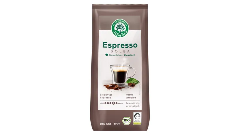 Espresso Solea, gemahlen, klassisch