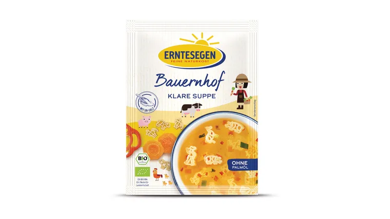 Bauernhof Klare Suppe Bio