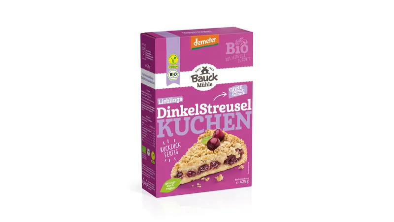 Dinkel Streuselkuchen Demeter