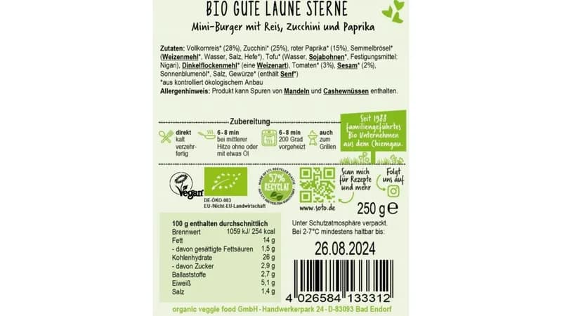 Bio Gute Laune Sterne