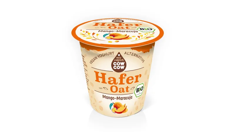 Joghurt Alternative Hafer Mango-Maracuja