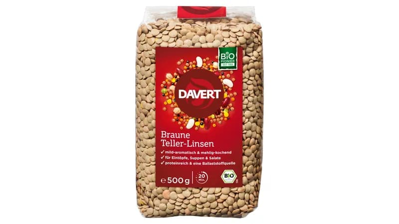 Braune Teller-Linsen 500g