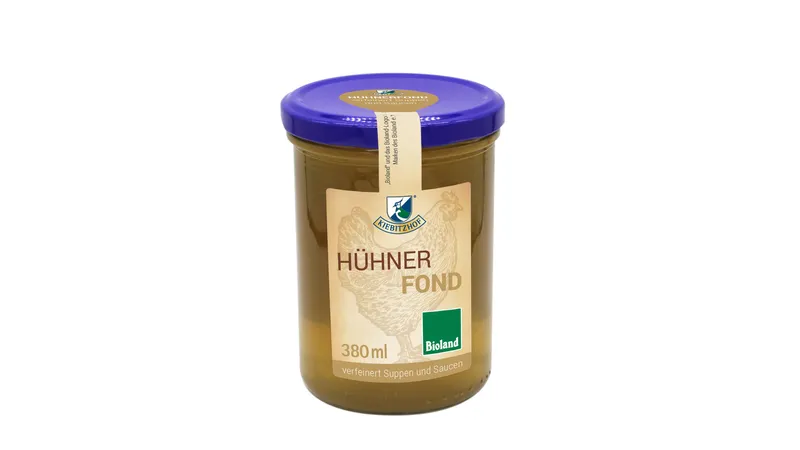 Hühnerfond, verfeinert Suppen und Saucen