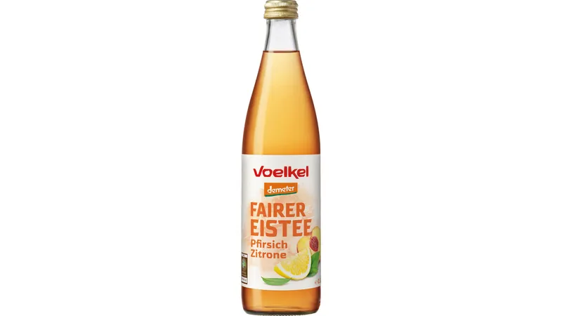 Fairer Eistee Pfirsich Zitrone