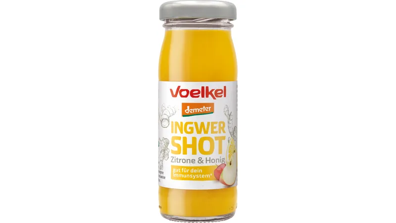 Shot Ingwer & Zitrone - Honig Vitamin C aus Acerola