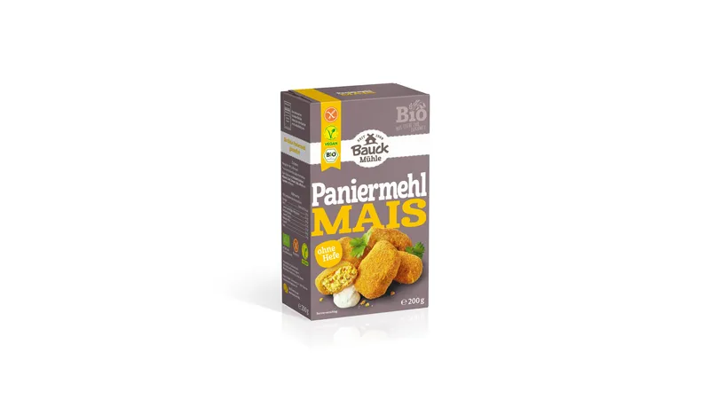 Mais Paniermehl ohne Hefe glutenfrei Bio