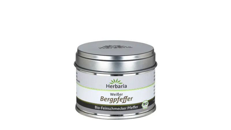 Weißer Bergpfeffer bio S-Dose