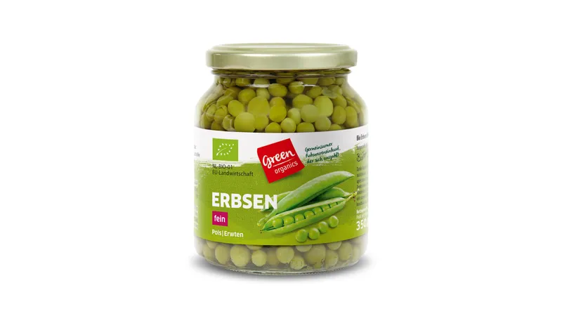 Erbsen fein