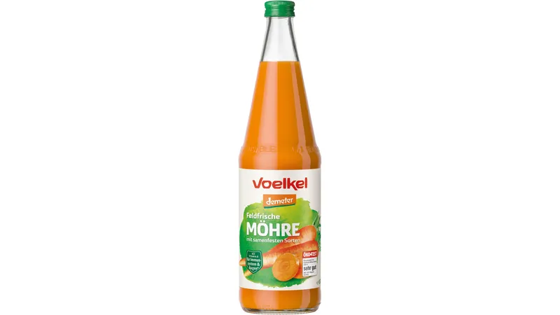 Feldfrische Möhre mit samenfesten Sorten
