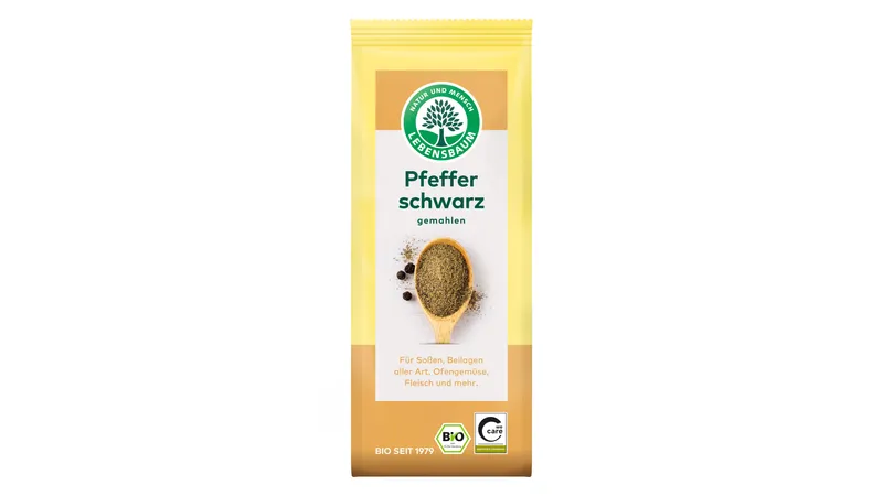 Schwarzer Pfeffer, gemahlen