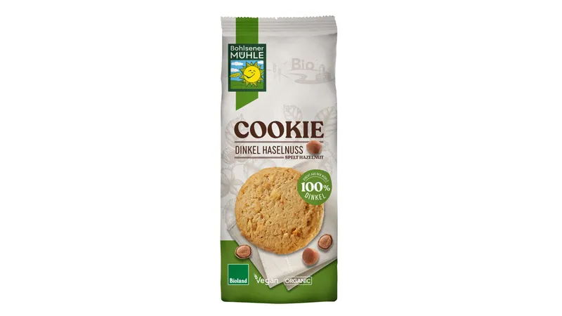 Cookie Dinkel Haselnuss