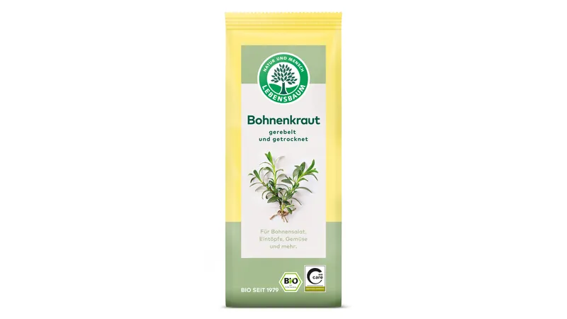 Bohnenkraut gerebelt und getrocknet