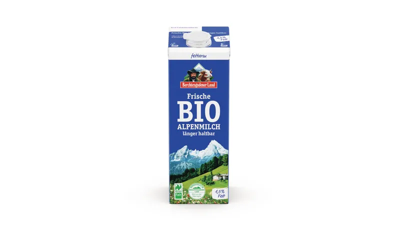 Frische Bio-Alpenmilch ESL 1,5% Fett NL-Fair
