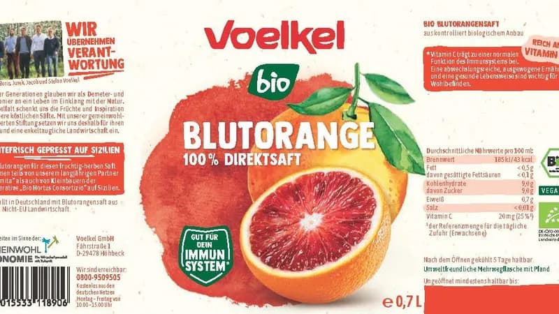 Blutorange 100% Direktsaft
