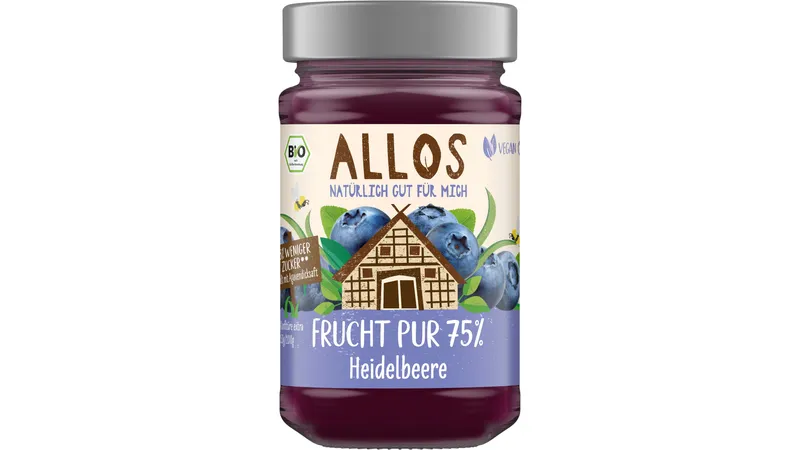Frucht Pur 75% Heidelbeere