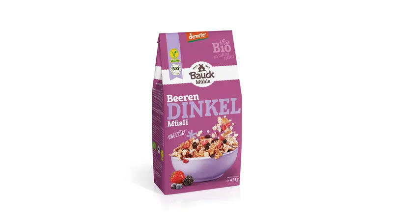 Dinkel Müsli Beeren Demeter