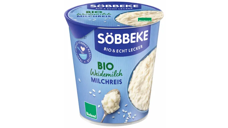 Bio Weidemilch Milchreis Natur