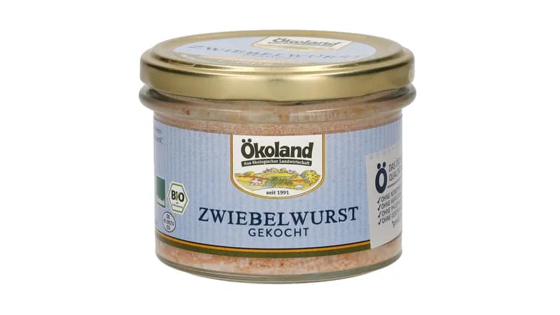 Zwiebelwurst gekocht in Gourmet-Qualität
