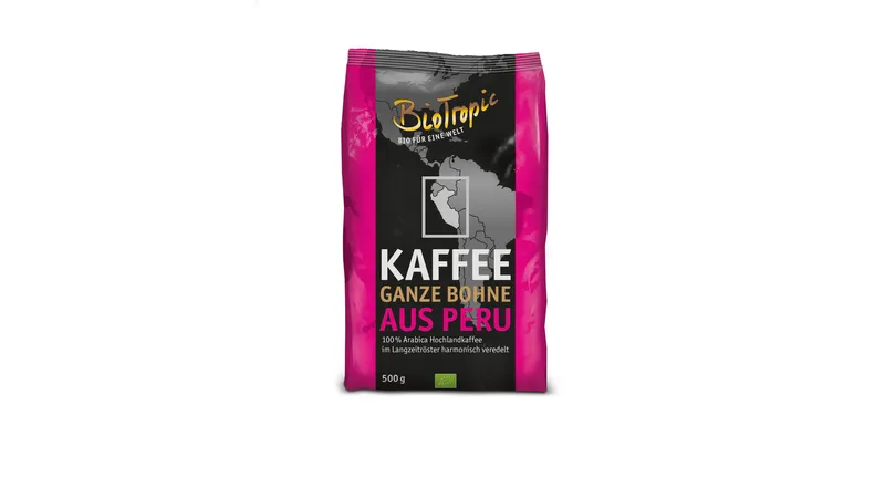 Kaffee ganze Bohne aus Peru
