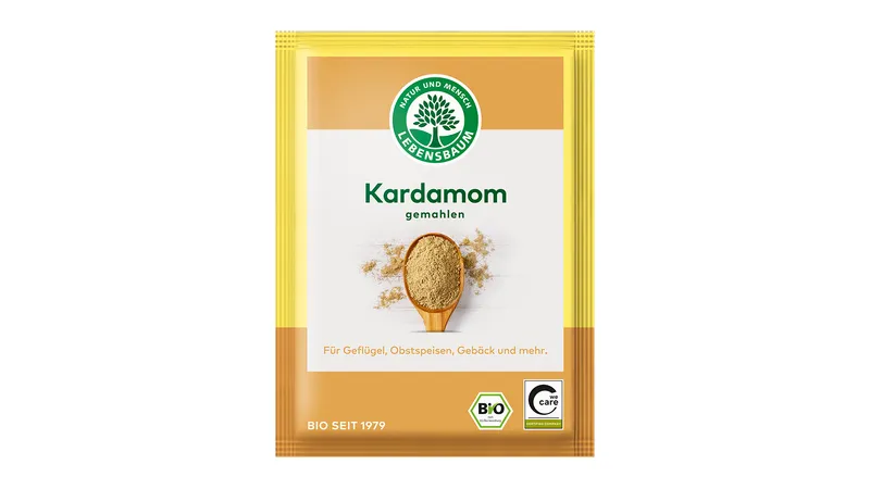 Kardamom, gemahlen
