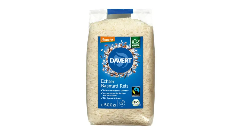 demeter Echter Basmati Reis weiß Fairtrade 500g