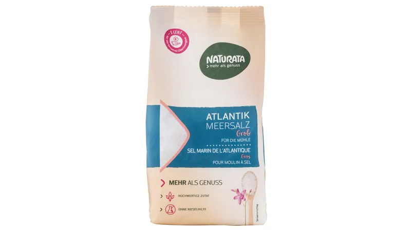 Atlantik Meersalz, grob für die Mühle