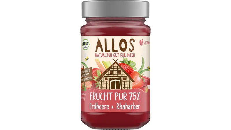 Frucht Pur 75% Erdbeere + Rhabarber