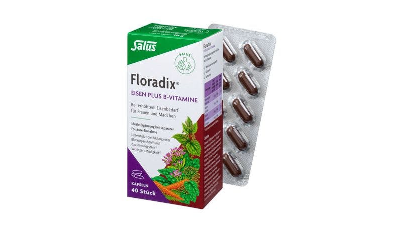 Floradix® Eisen plus B-Vitamine Kps 40 Stk